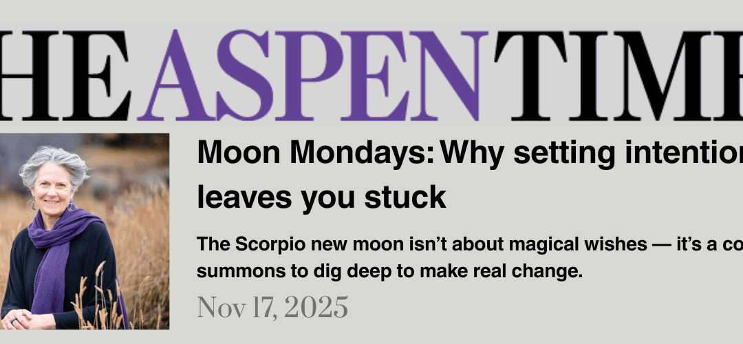 Moon Mondays: Why setting intentions leaves you stuck