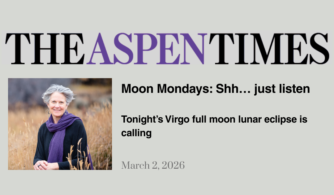 Moon Mondays: Shh… just listen