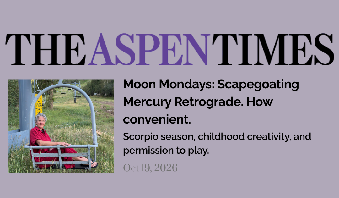 Moon Mondays: Scapegoating Mercury Retrograde. How convenient.